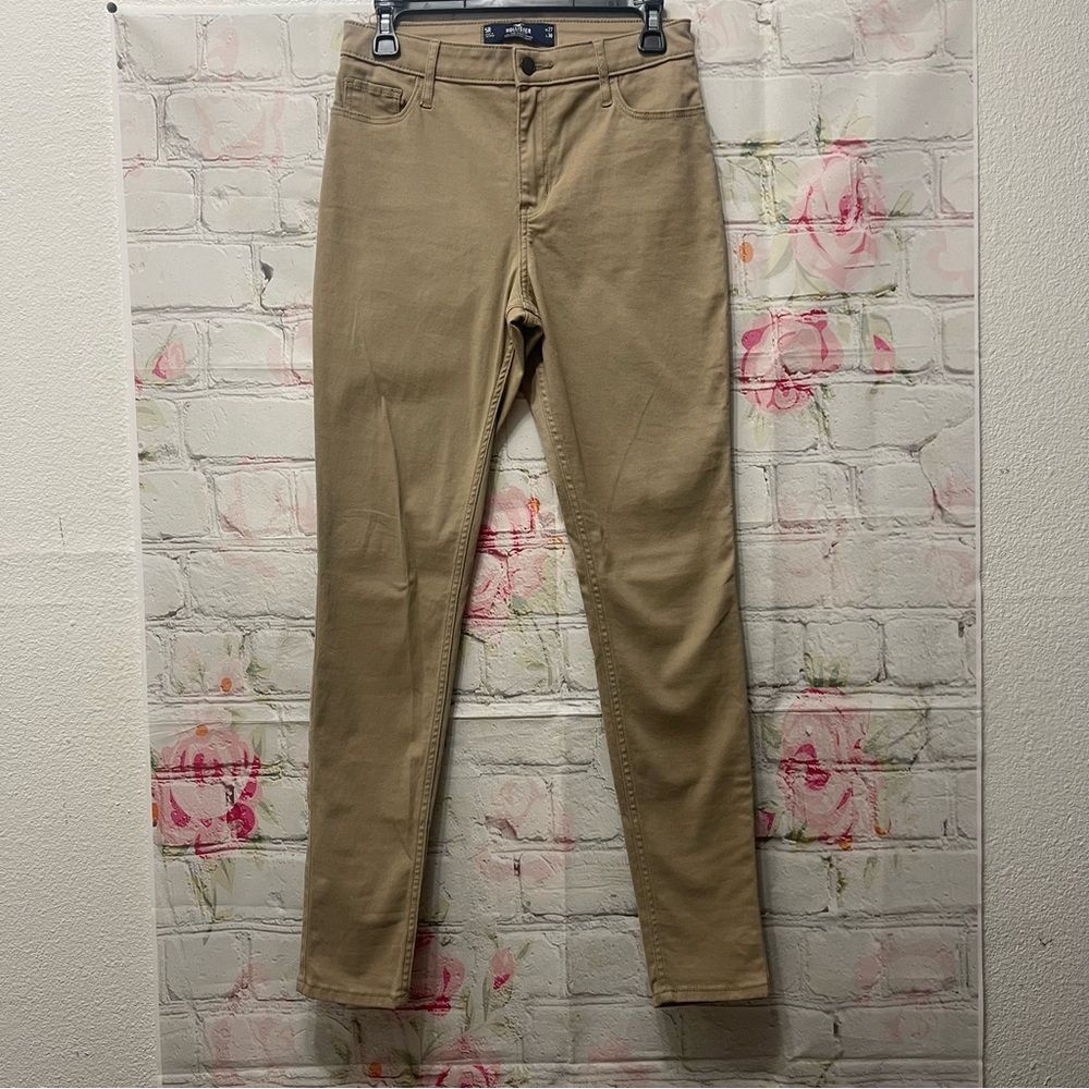 Hollister High rise Super Skinny classic‎ stretch Tan Sz  27x30